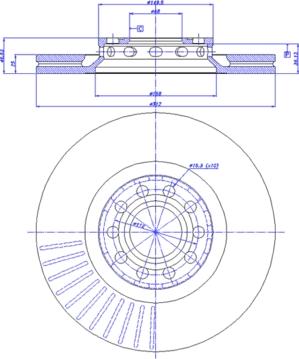 CAR WH20359 - Гальмівний диск autozip.com.ua