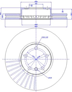 CAR 142.1490 - Гальмівний диск autozip.com.ua