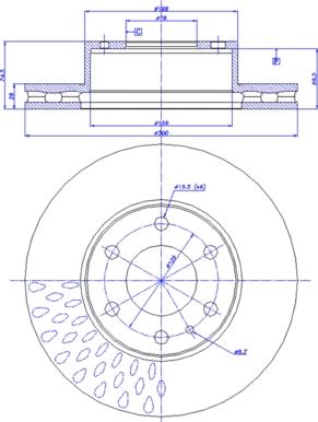 CAR 142.1457 - Гальмівний диск autozip.com.ua