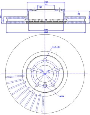 CAR 142.1464 - Гальмівний диск autozip.com.ua