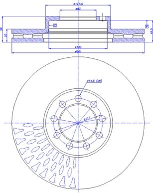 CAR 142.1462 - Гальмівний диск autozip.com.ua