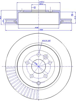 CAR 142.1400 - Гальмівний диск autozip.com.ua