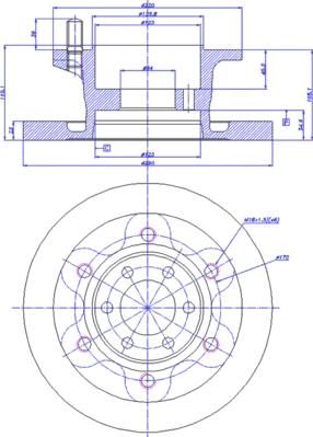 CAR 142.1410 - Гальмівний диск autozip.com.ua