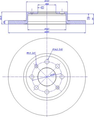 CAR 142.1412 - Гальмівний диск autozip.com.ua