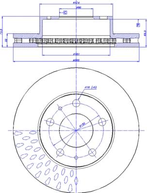 CAR 142.1417 - Гальмівний диск autozip.com.ua