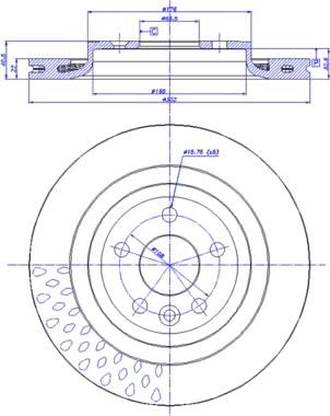 CAR 142.1489 - Гальмівний диск autozip.com.ua