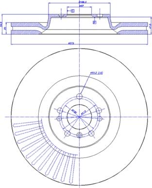 CAR 142.1484 - Гальмівний диск autozip.com.ua