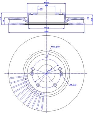 CAR 142.1483 - Гальмівний диск autozip.com.ua