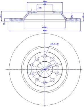 CAR 142.1432 - Гальмівний диск autozip.com.ua