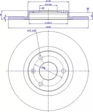 CAR 142.143 - Гальмівний диск autozip.com.ua