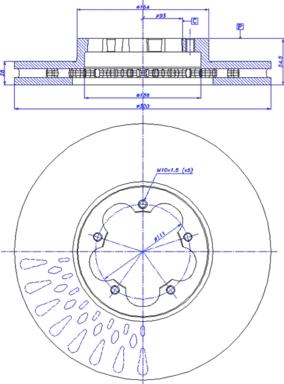 CAR 142.1420 - Гальмівний диск autozip.com.ua