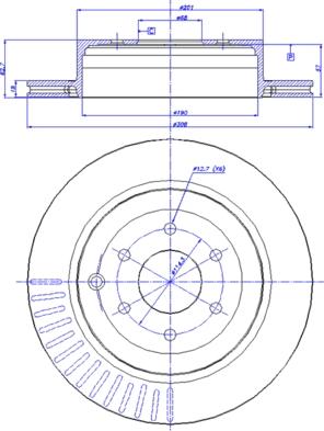 CAR 142.1546 - Гальмівний диск autozip.com.ua