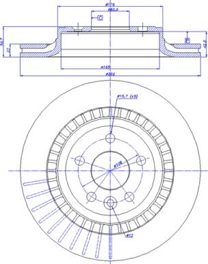 CAR 142.1506 - Гальмівний диск autozip.com.ua