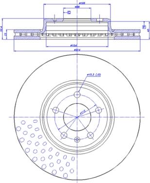 CAR 142.1507 - Гальмівний диск autozip.com.ua