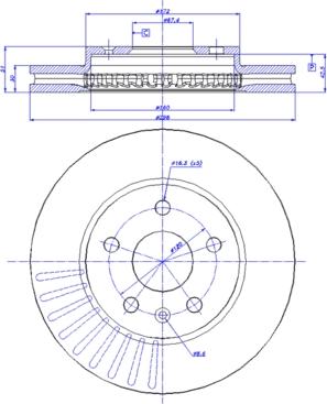 CAR 142.1510 - Гальмівний диск autozip.com.ua