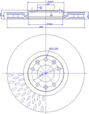 CAR 142.1694 - Гальмівний диск autozip.com.ua