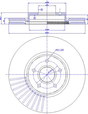 CAR 142.1640 - Гальмівний диск autozip.com.ua