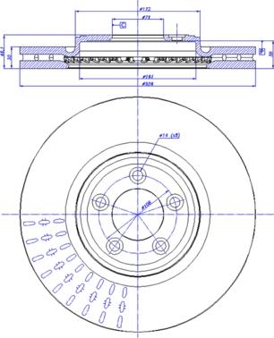 CAR 142.1641 - Гальмівний диск autozip.com.ua