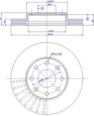 CAR 142.1654 - Гальмівний диск autozip.com.ua