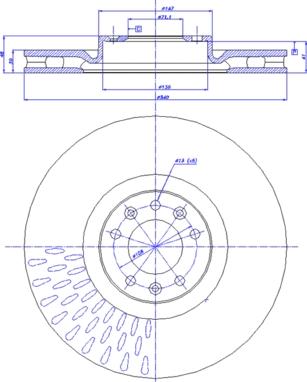 CAR 142.1600 - Гальмівний диск autozip.com.ua