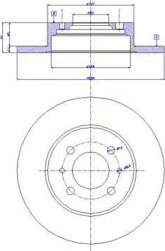 CAR 142.162 - Гальмівний диск autozip.com.ua