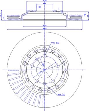 CAR 142.1044 - Гальмівний диск autozip.com.ua