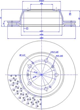 CAR 142.1054 - Гальмівний диск autozip.com.ua