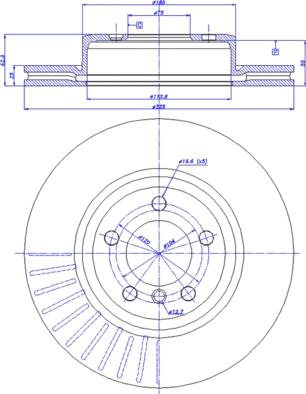 CAR 142.1055 - Гальмівний диск autozip.com.ua