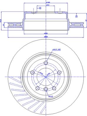 CAR 142.1056 - Гальмівний диск autozip.com.ua