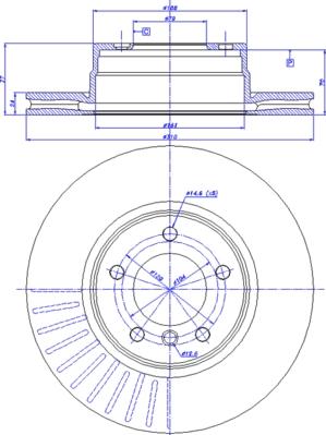 CAR 142.1066 - Гальмівний диск autozip.com.ua