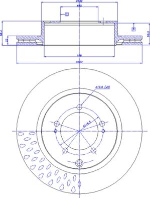 CAR 142.1010 - Гальмівний диск autozip.com.ua