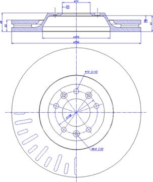 CAR 142.1081 - Гальмівний диск autozip.com.ua