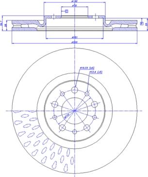 CAR 142.1088 - Гальмівний диск autozip.com.ua