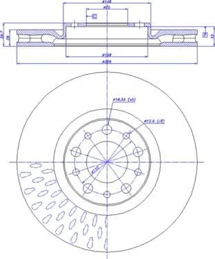 CAR 142.1087 - Гальмівний диск autozip.com.ua