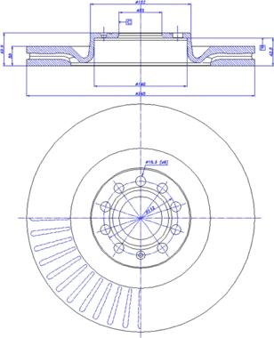 CAR 142.1025 - Гальмівний диск autozip.com.ua