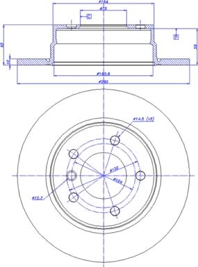 CAR 142.1072 - Гальмівний диск autozip.com.ua