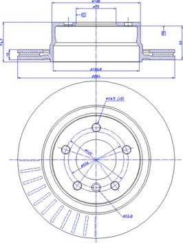 CAR 142.1194 - Гальмівний диск autozip.com.ua