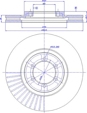 CAR 142.1154 - Гальмівний диск autozip.com.ua