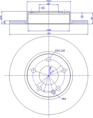 CAR 142.1166 - Гальмівний диск autozip.com.ua