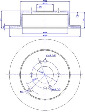 CAR 142.1160 - Гальмівний диск autozip.com.ua