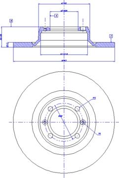 CAR 142.110 - Гальмівний диск autozip.com.ua