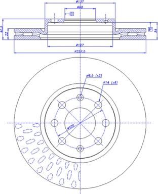 CAR 142.1180 - Гальмівний диск autozip.com.ua