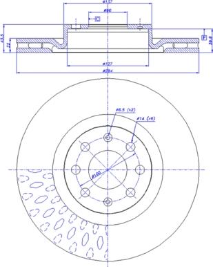 CAR 142.1181 - Гальмівний диск autozip.com.ua