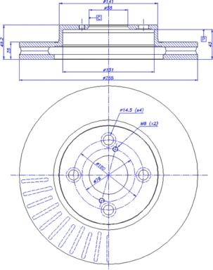 CAR 142.1139 - Гальмівний диск autozip.com.ua