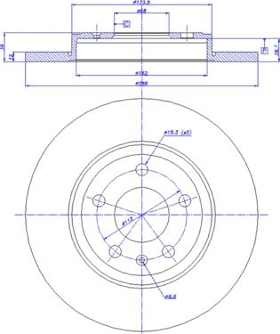 CAR 142.1134 - Гальмівний диск autozip.com.ua