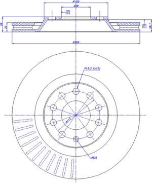 CAR 142.1135 - Гальмівний диск autozip.com.ua