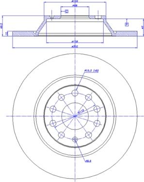 CAR 142.1130 - Гальмівний диск autozip.com.ua