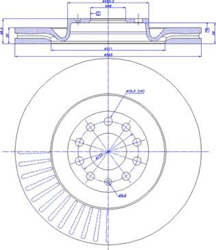 CAR 142.1133 - Гальмівний диск autozip.com.ua