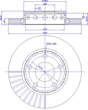 CAR 142.1122 - Гальмівний диск autozip.com.ua