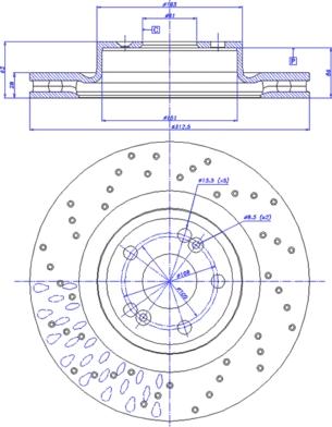 CAR 142.1829 - Гальмівний диск autozip.com.ua